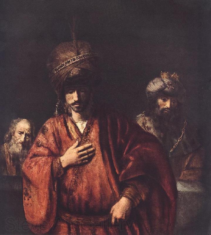 REMBRANDT Harmenszoon van Rijn David and Uriah